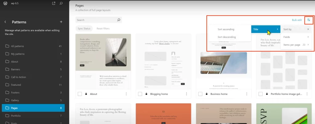 Better data views and Filters in wordpress latest version 2024